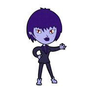 comic cartoon vampire girl N29