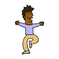 comic cartoon laughing man N3