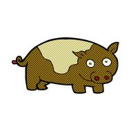 comic cartoon pig N3