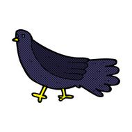 comic cartoon bird N24