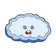 comic cartoon decorative cloud N6