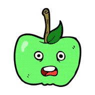 comic cartoon apple N10
