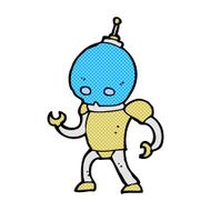 comic cartoon alien robot N3