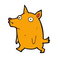 comic cartoon funny little dog N2