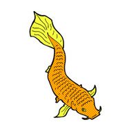 comic cartoon fish N15