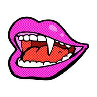 comic cartoon vampire mouth N3