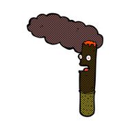 comic cartoon cigar