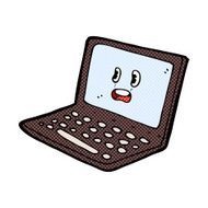 comic cartoon laptop computer N2
