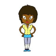 comic cartoon pretty girl N14