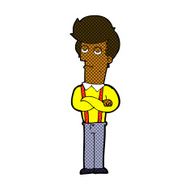 comic cartoon bored man N5