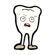 comic cartoon yellowing tooth