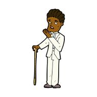 comic cartoon shocked gentleman N2