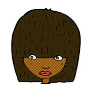 comic cartoon staring woman N5