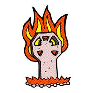 comic cartoon spooky grave N10