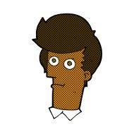 comic cartoon staring face N2