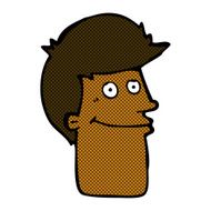 comic cartoon smiling man N5