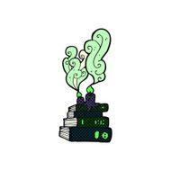 comic cartoon spooky old books N2