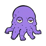 comic cartoon alien squid face N4