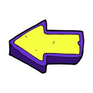 comic cartoon arrow symbol N3
