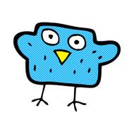comic cartoon bird N28