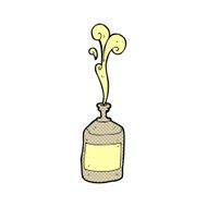 comic cartoon old squirt bottle N2