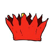comic cartoon paper crown N3