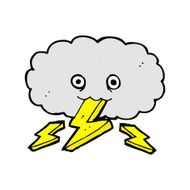 comic cartoon thundercloud N2