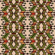 ethnic abstract hand-drawn seamless pattern N67