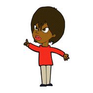 comic cartoon woman arguing N2