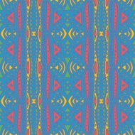 ethnic abstract hand-drawn seamless pattern N69