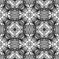 ethnic abstract hand-drawn seamless pattern N70