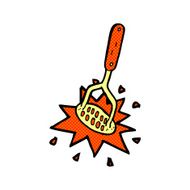 comic cartoon potato masher N2