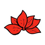 comic cartoon leaves symbol N2