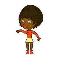 comic cartoon concerned woman reaching out N2
