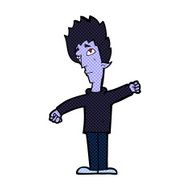 comic cartoon vampire man N15