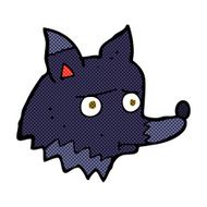 comic cartoon unhappy dog