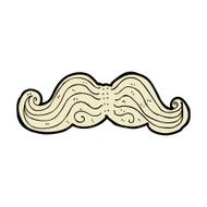 comic cartoon mustache N2