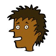 comic cartoon excited boy N16