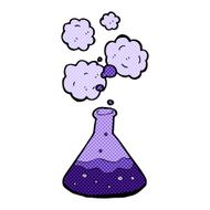 comic cartoon science chemicals