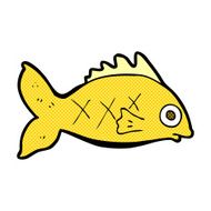 comic cartoon fish N16