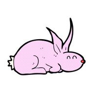 comic cartoon rabbit N12