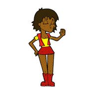 comic cartoon cool girl N3