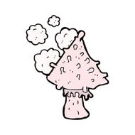 comic cartoon mushroom N7