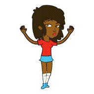 comic cartoon pretty girl N16