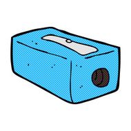 comic cartoon pencil sharpener