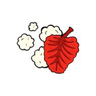 comic cartoon leaf symbol N7