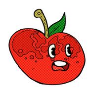 comic cartoon apple N12