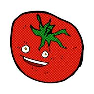 comic cartoon happy tomato