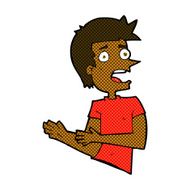 comic cartoon stressed man N8