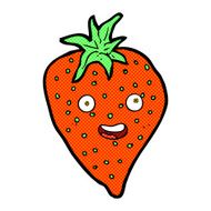 comic cartoon strawberry N10